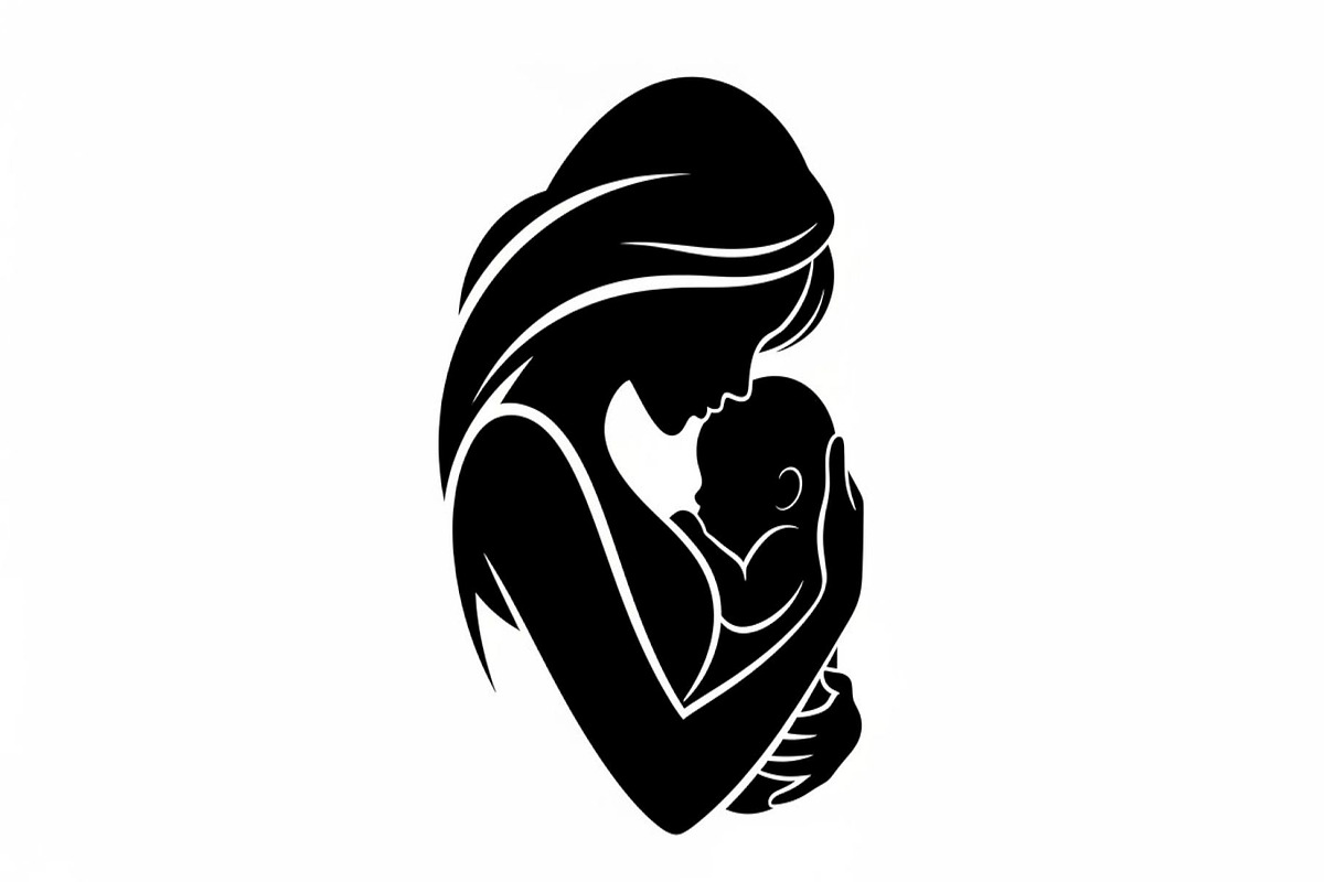 50 Mother and Baby Silhouette Bundle, an Illustration by Creativeshirt (Photo 18 of 48)