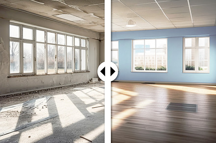 Construction to Completed Interior, an Industrial Photo by Andy Dean Photography