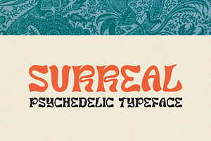 Surreal - 1960s Psychedelic Typeface