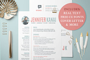 Resume & Cover Letter Templates, a Resume Template by Khara Plicanic (Thumbnail 1 of 6)