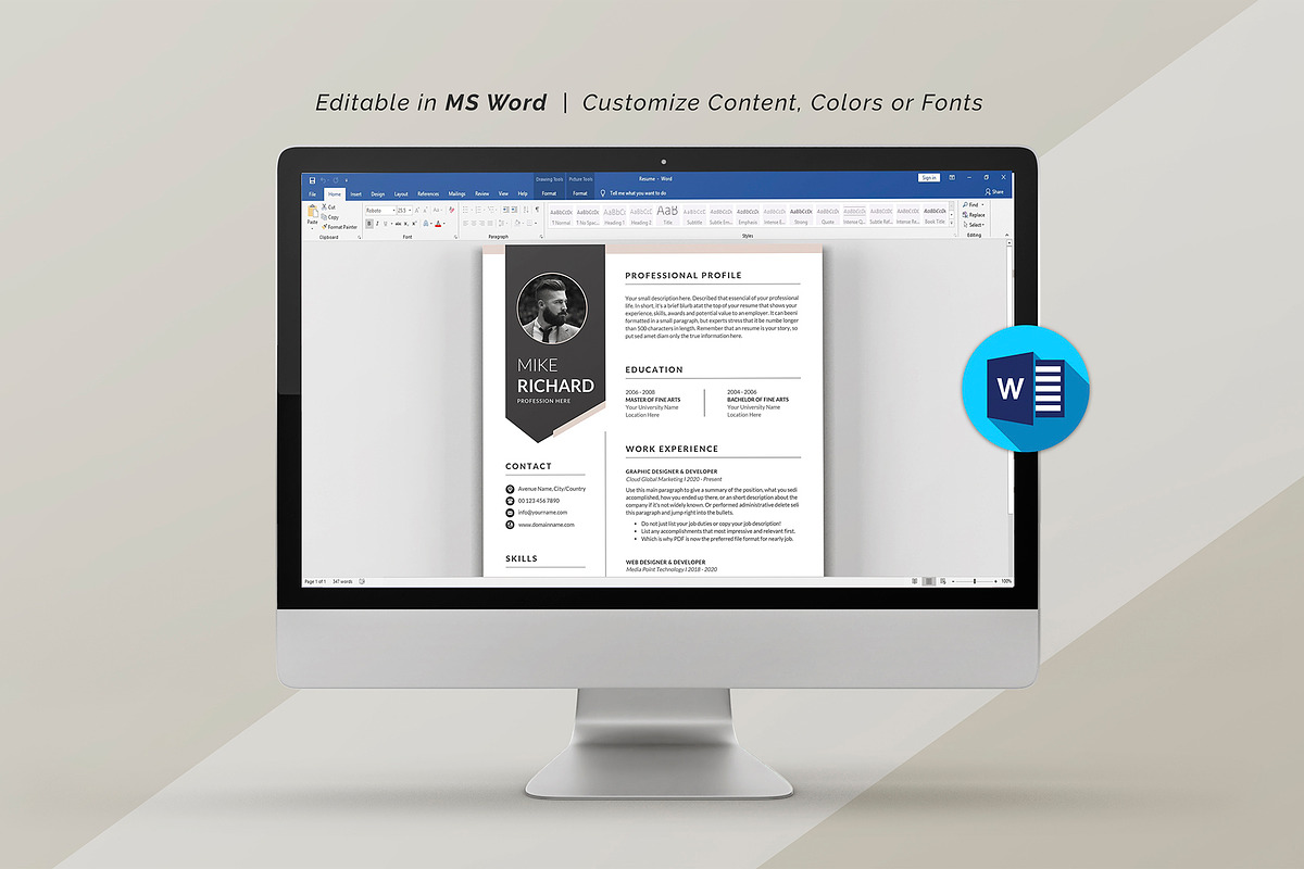 Resume, a Stationery Template by DesignDevisers (Photo 8 of 10)