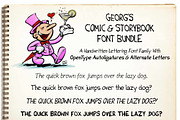 11+ FONTS for Comics & Storyboards, a Script Font by Georg's Procreate Brushes (Thumbnail 1 of 7)