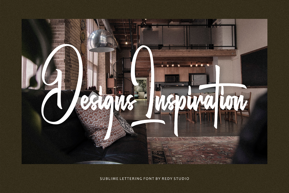 Sublime Lettering Font, a Script Font by RedyStudio (Photo 11 of 18)