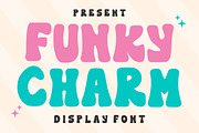 Funky Charm, a Handwritten Font by Fourteen Letter (Thumbnail 1 of 7)