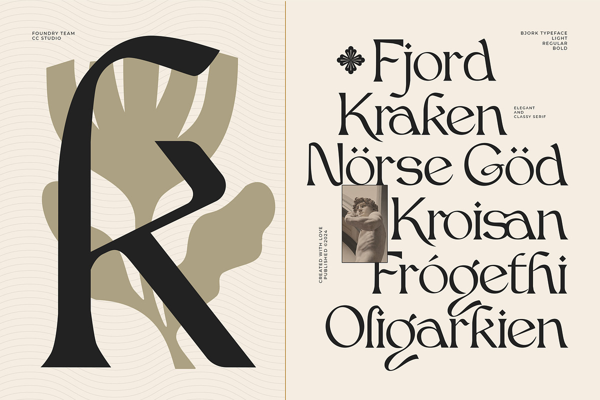 Bjork Serif, a Serif Font by CCS-Type.com (Photo 23 of 30)