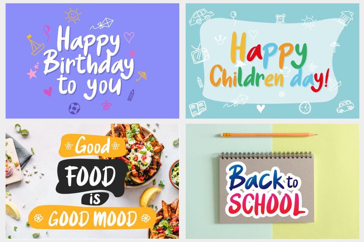All in one Font Bundles, a Script Font by MSG Studio (Photo 5 of 15)