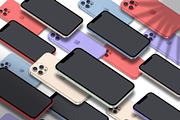 3D iPhone Presentation Mock-Up Bun 2, an iPhone Mockup by Graphicsworld125 (Thumbnail 8 of 15)