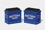 Car Battery Mockup, a Household Mockup by Unerispace (Thumbnail 2 of 5)