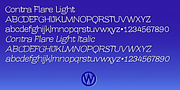 Contra Flare, a Serif Font by Wiescher-Design (Thumbnail 3 of 8)