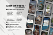 100 Summer Aesthetic Reels Templates, a Social Media Template by DigiPax (Thumbnail 2 of 10)