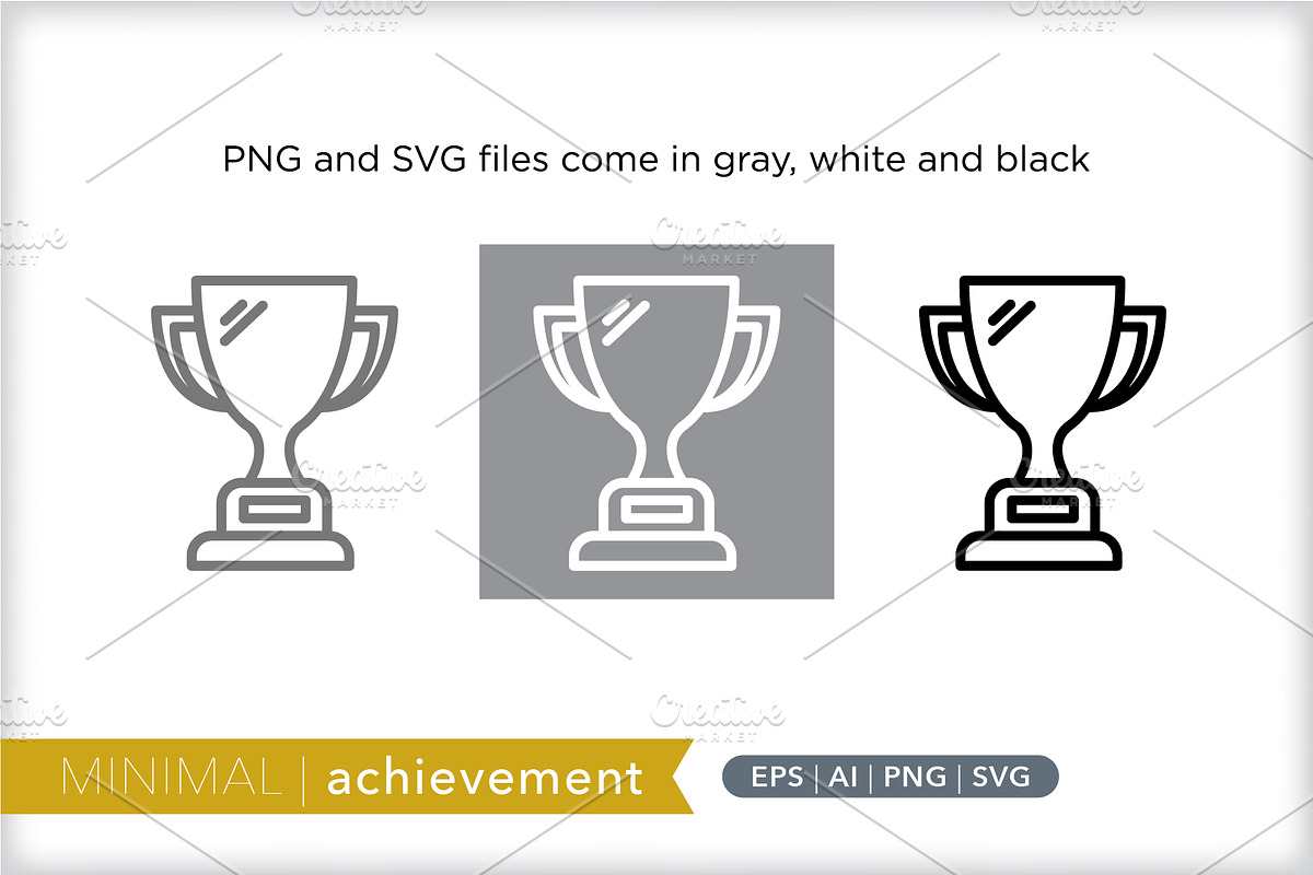 Minimal achievement icons, an Outline Icon by Picture Window (Photo 2 of 5)