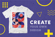 Abstract vector geometric background, a Pattern Graphic by Getalo Viktoriia (Thumbnail 2 of 13)