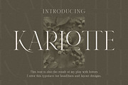 Karlotte - Elegant Serif Font, a Serif Font by Dora Typefoundry (Thumbnail 25 of 25)