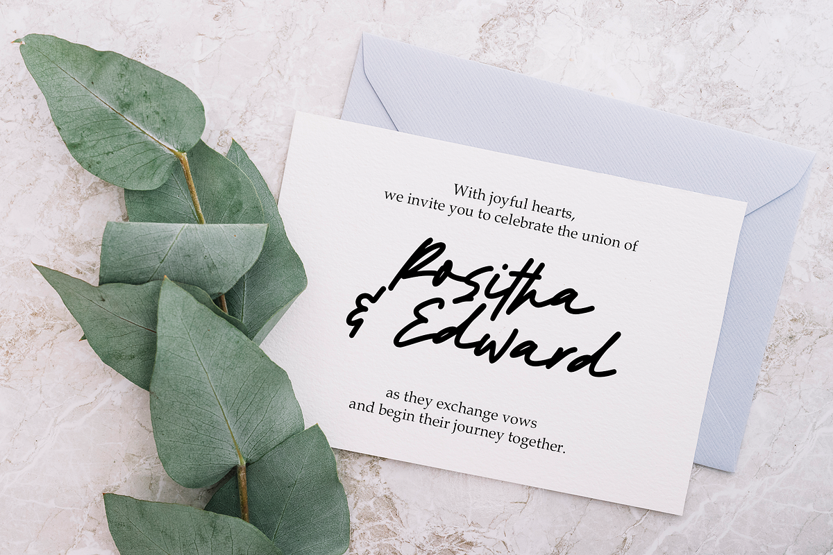Misky Bloom - Casual Script, a Handwritten Font by MJB Letters (Photo 2 of 10)