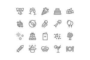 Line Party Icons