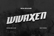 Wivaxen - Modern Display Font, a Symbol Font by ivan_artnivora (Thumbnail 1 of 4)