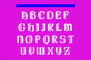 Quellux Antique - Pixel Blackletter, a Blackletter Font by Anna Richard Design (Thumbnail 6 of 8)