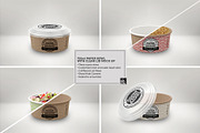 750ml Paper Bowl Clear Lid Mockup, a Packaging Mockup by INCDesign (Thumbnail 4 of 7)