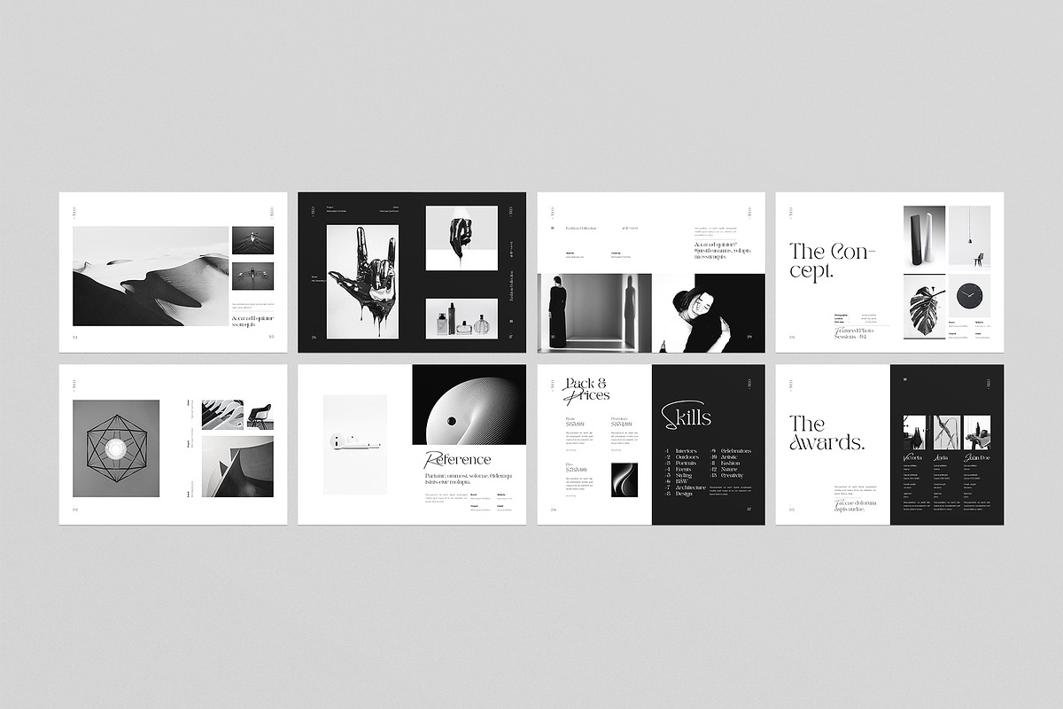 Photography Portfolio Template, a Brochure Template by ArtisanaAura (Photo 19 of 19)
