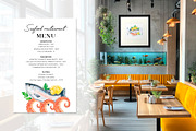 Seafood Watercolor Clipart, a Food Illustration by Eves_Aquadreams (Thumbnail 11 of 12)