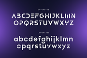 Median - Futuristic Sci-fi Font, a Sans Serif Font by Hamz Studio (Thumbnail 9 of 12)