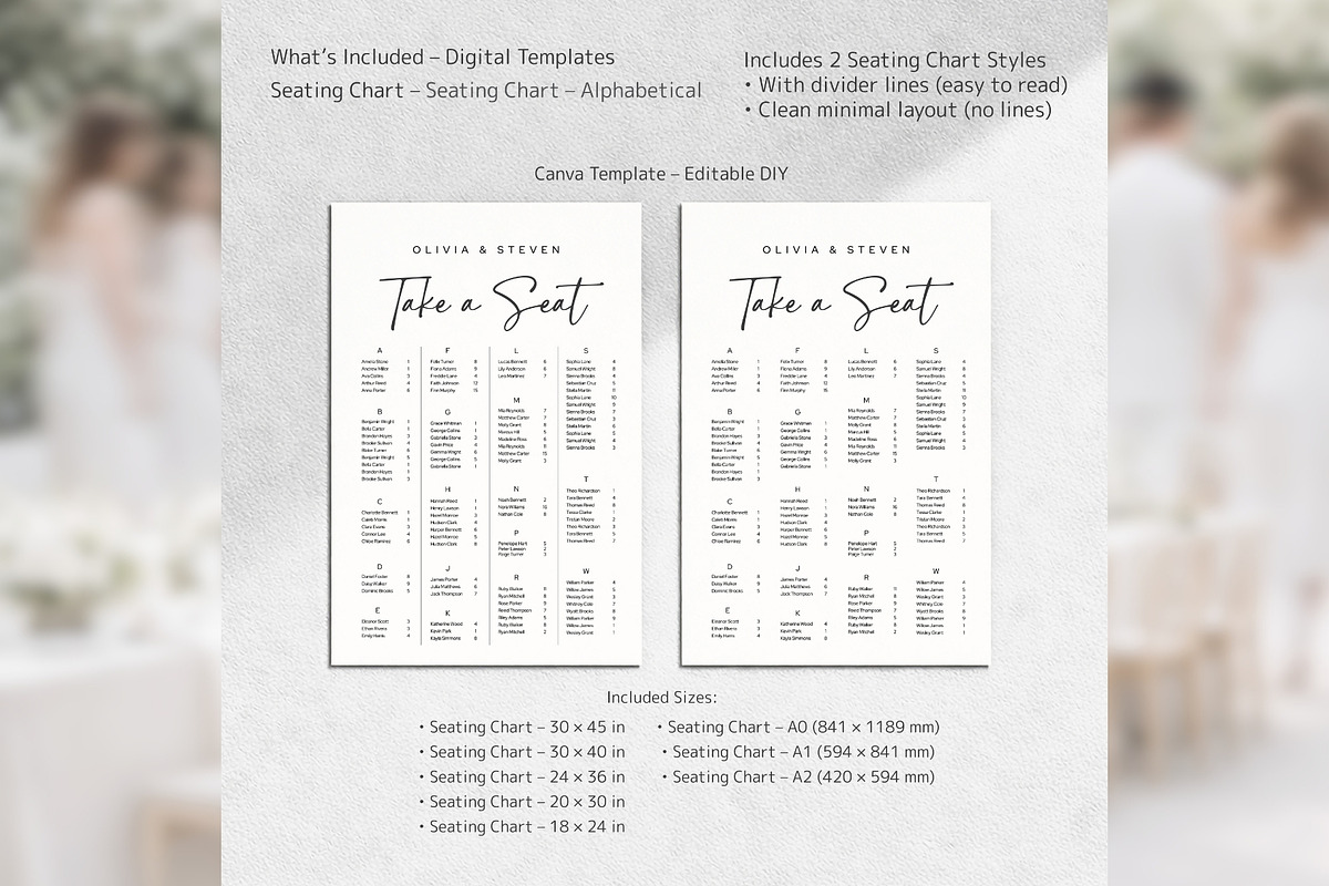 Script Alphabetical Canva bd007, a Poster Template by TyphoonStudio (Photo 2 of 10)