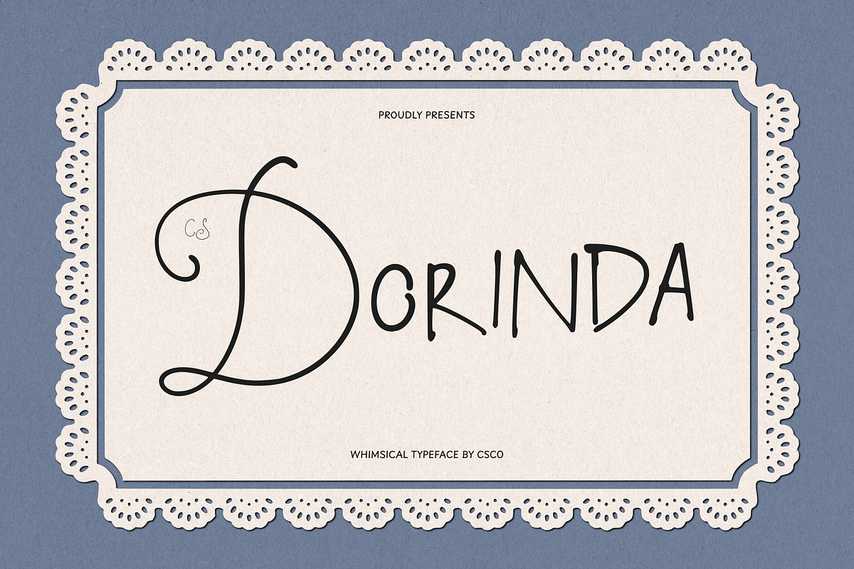 CS Dorinda, a Handwritten Font by Craft Supply Co. (Photo 1 of 8)