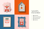 Christmas Illustration Clipart Kit, a Seasonal Illustration by Leleka.Store (Thumbnail 4 of 15)