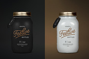 Mason Jar Mock-Up, a Product Mockup by Palm Street Creative (Thumbnail 2 of 3)