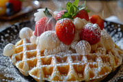 Waffles - 34 images, a Food & Drink Photo by Handmadefont (Thumbnail 4 of 13)