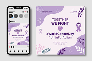 World Cancer Awareness 2025, an UI Kit Template by MightyDesign