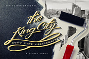 King City - Logo Type Calligraphy, a Script Font by FHFont (Thumbnail 1 of 6)