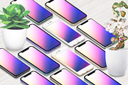 3D iPhone Presentation Mock-Up 06, an iPhone Mockup by Graphicsworld125 (Thumbnail 5 of 9)