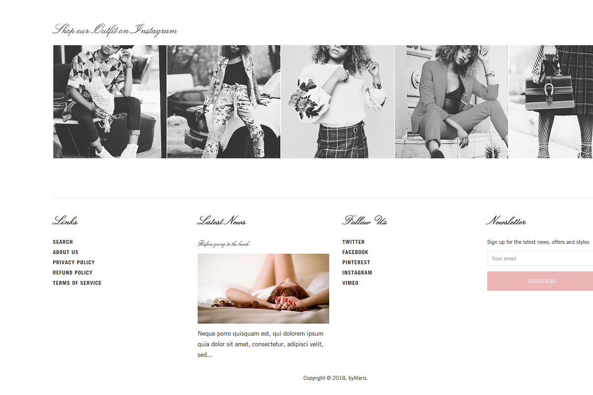 Minimal Shopify Theme - byMaris, a Shopify Template by inSTUDIO43 (Photo 3 of 10)