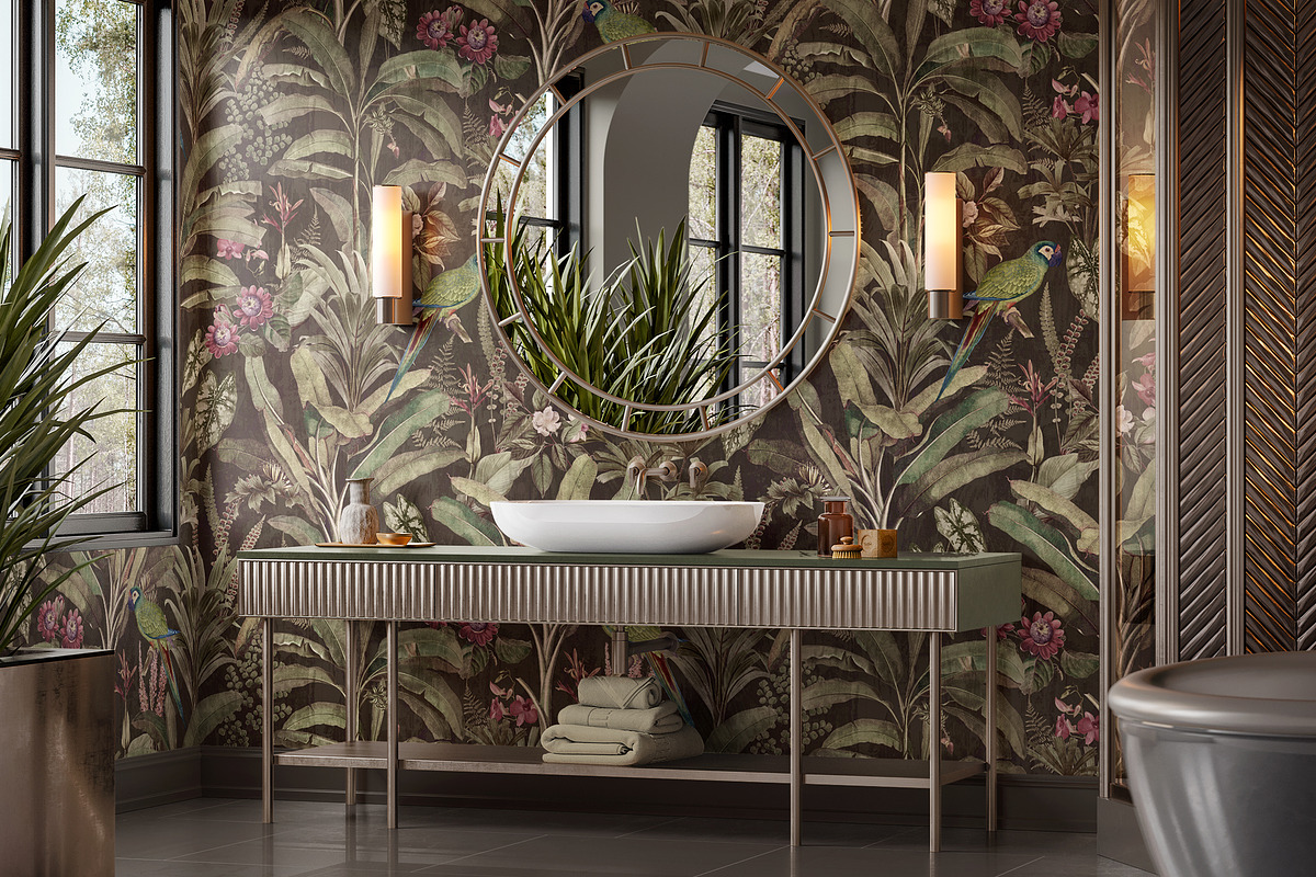 Vintage Tropical Jungle Pattern, a Pattern Graphic by Yello_illustration (Photo 9 of 14)
