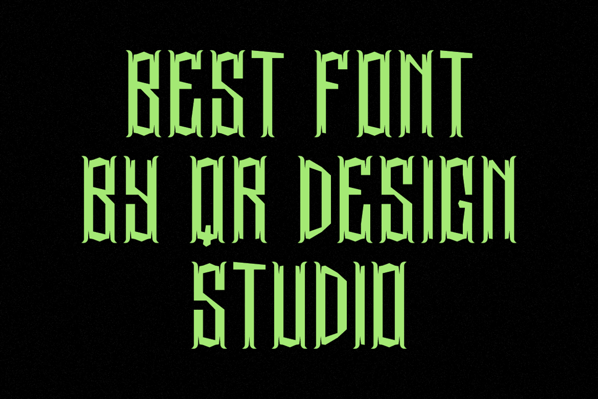 Sajicoz - Gothic & Blackletter Font, a Blackletter Font by QR Design Studio (Photo 4 of 6)