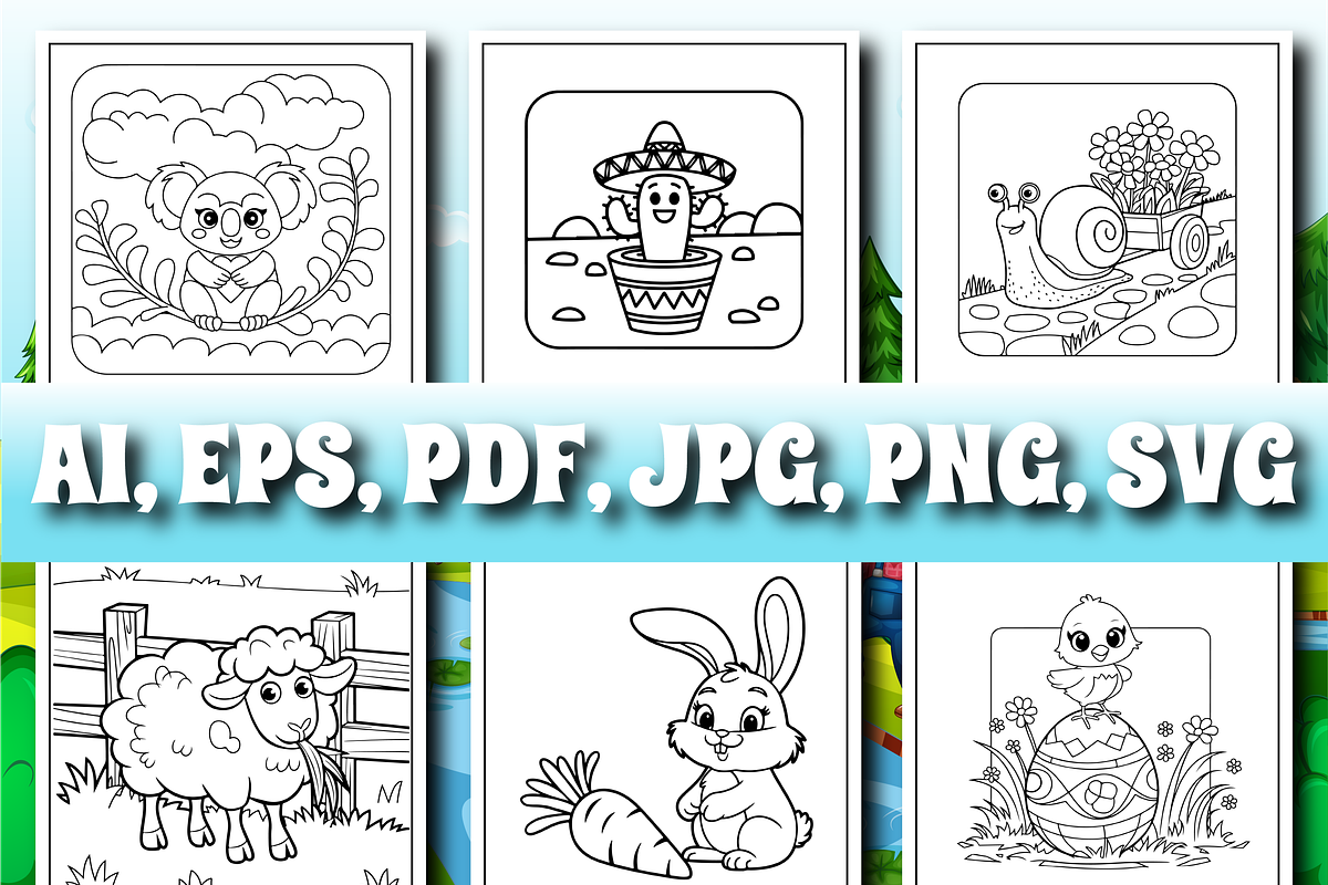 Cozy Farm Animals Bold and Easy, an Animal Illustration by Design Zone (Photo 3 of 6)