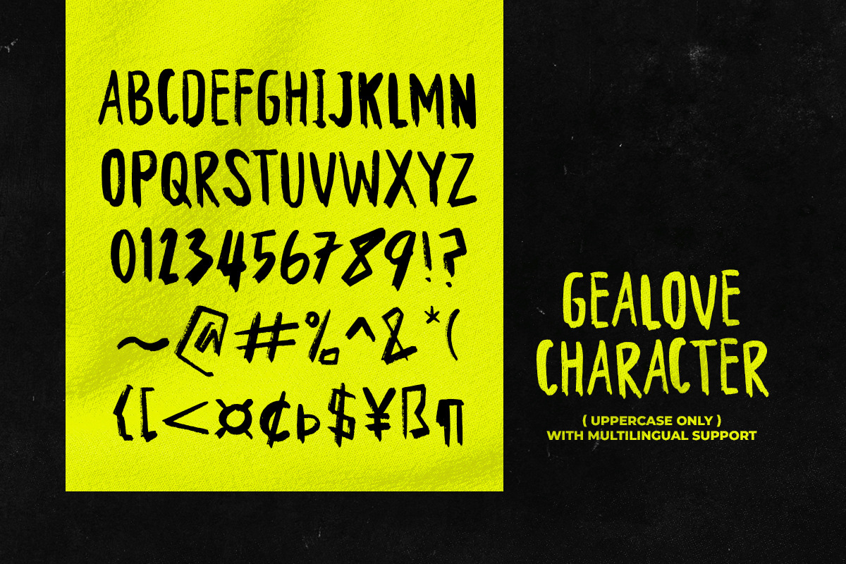 Gealove – Imperfect Strokes, a Font by dailygraphic (Photo 9 of 9)