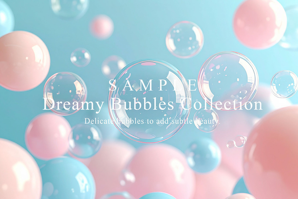 15 Dreamy Bubbles Collection, a Background Graphic by NOMO DESIGN (Photo 8 of 16)