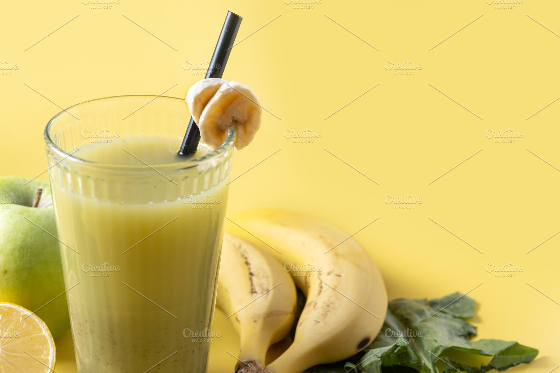 Healthy green smoothie, a Food & Drink Photo by etorres69