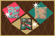 Mid-Century Cocktail Patterns, a Pattern Graphic by Firowerk (Thumbnail 3 of 4)