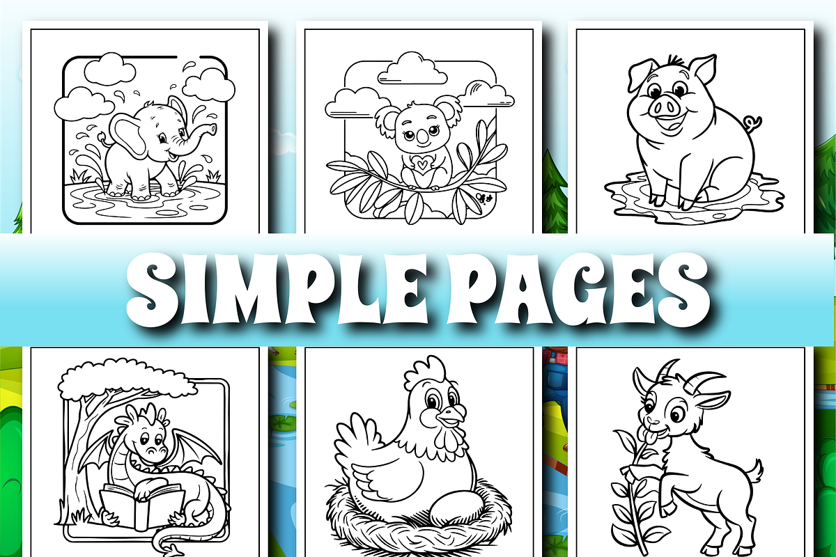 Cozy Farm Animals Bold and Easy, an Animal Illustration by Design Zone (Photo 4 of 6)