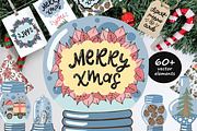 Christmas Hand Drawn Collection, a Decorative Illustration by Kseniya_design (Thumbnail 1 of 9)