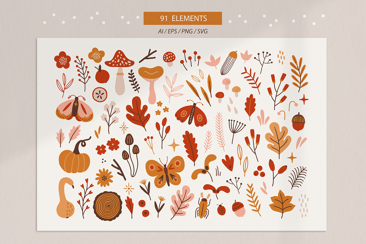 Cozy Time Kit, a Seasonal Illustration by miumiu (Photo 5 of 15)