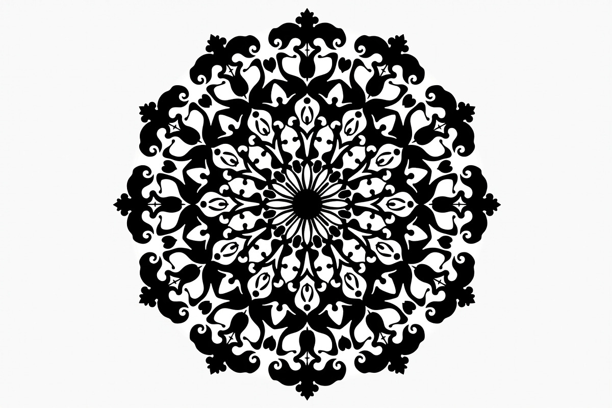 Floral Mandala Vector Bundle, an Illustration by Designs_River (Photo 4 of 9)