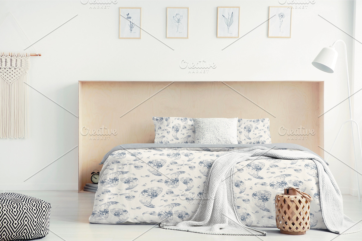 Minimal Floral Paisley Pattern, a Pattern Graphic by PPEthnicDecorPattern (Photo 2 of 6)