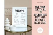 Airbnb Welcome Sign Poster Template, a Poster Template by Templatables (Thumbnail 3 of 7)