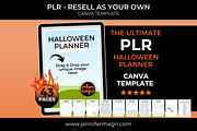 PLR Halloween Planner for Resellers, a Templates & Theme by Jennifer Magri Templates (Thumbnail 1 of 8)