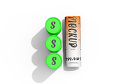 Paper Tube Mockup Set, a Packaging Mockup by pixelmock (Thumbnail 12 of 13)