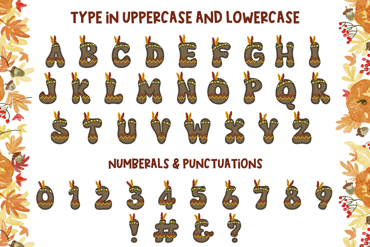 Retro Thanksgiving - Color Fonts, a Font by Adalin Shop (Photo 9 of 9)